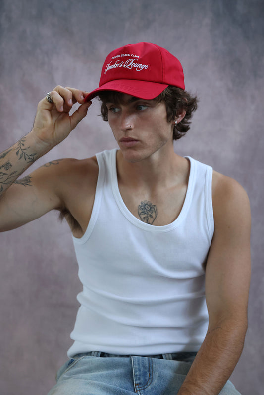Smoker's Lounge Cap - Red