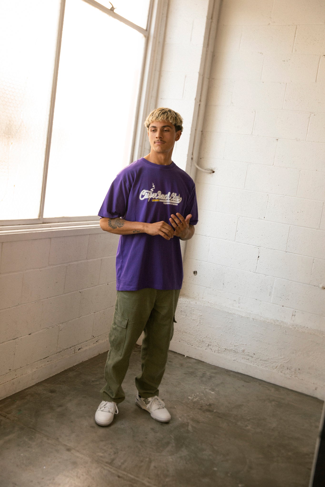 Lucky Strike Tee - Purple