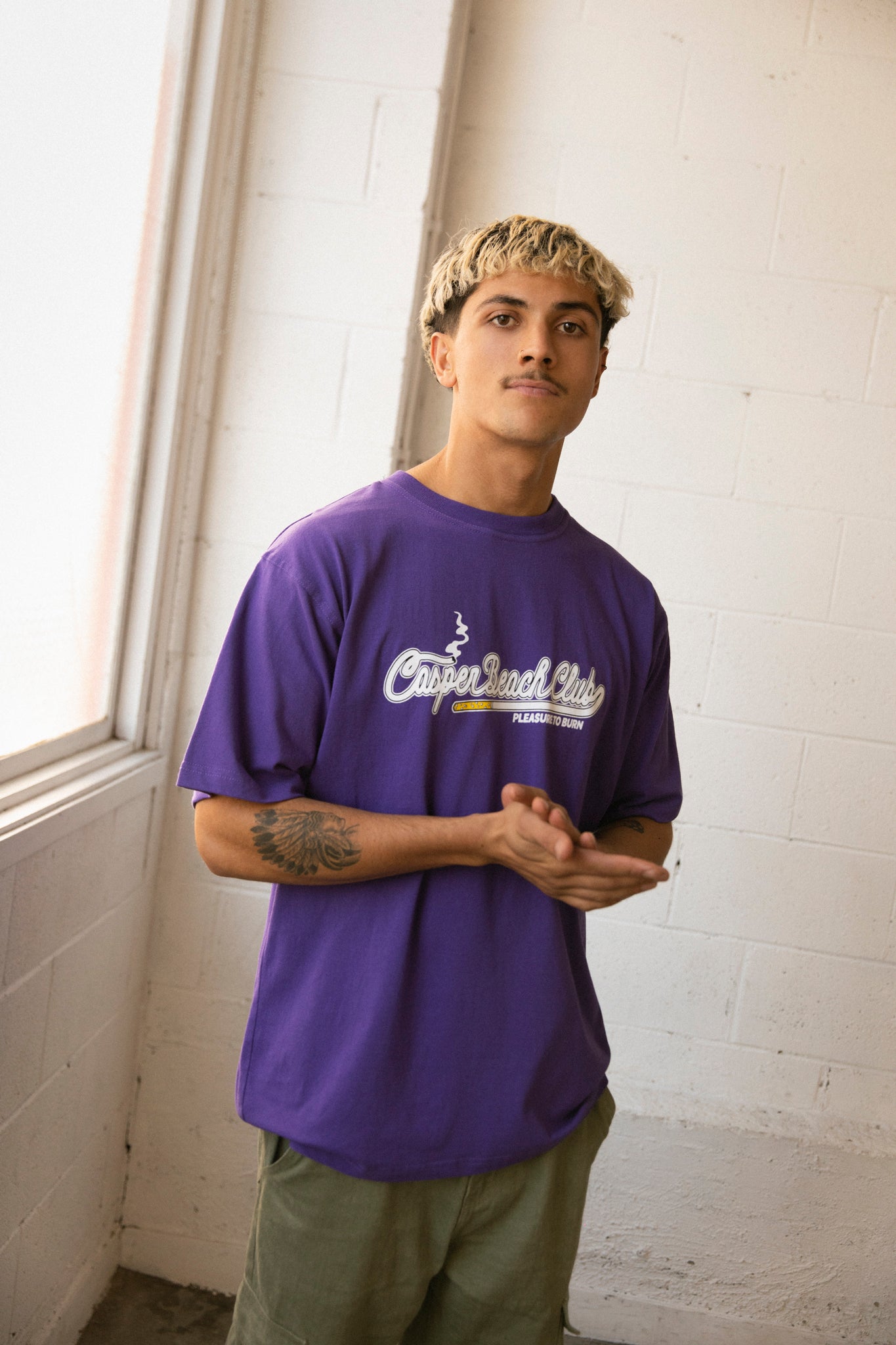 Lucky Strike Tee - Purple