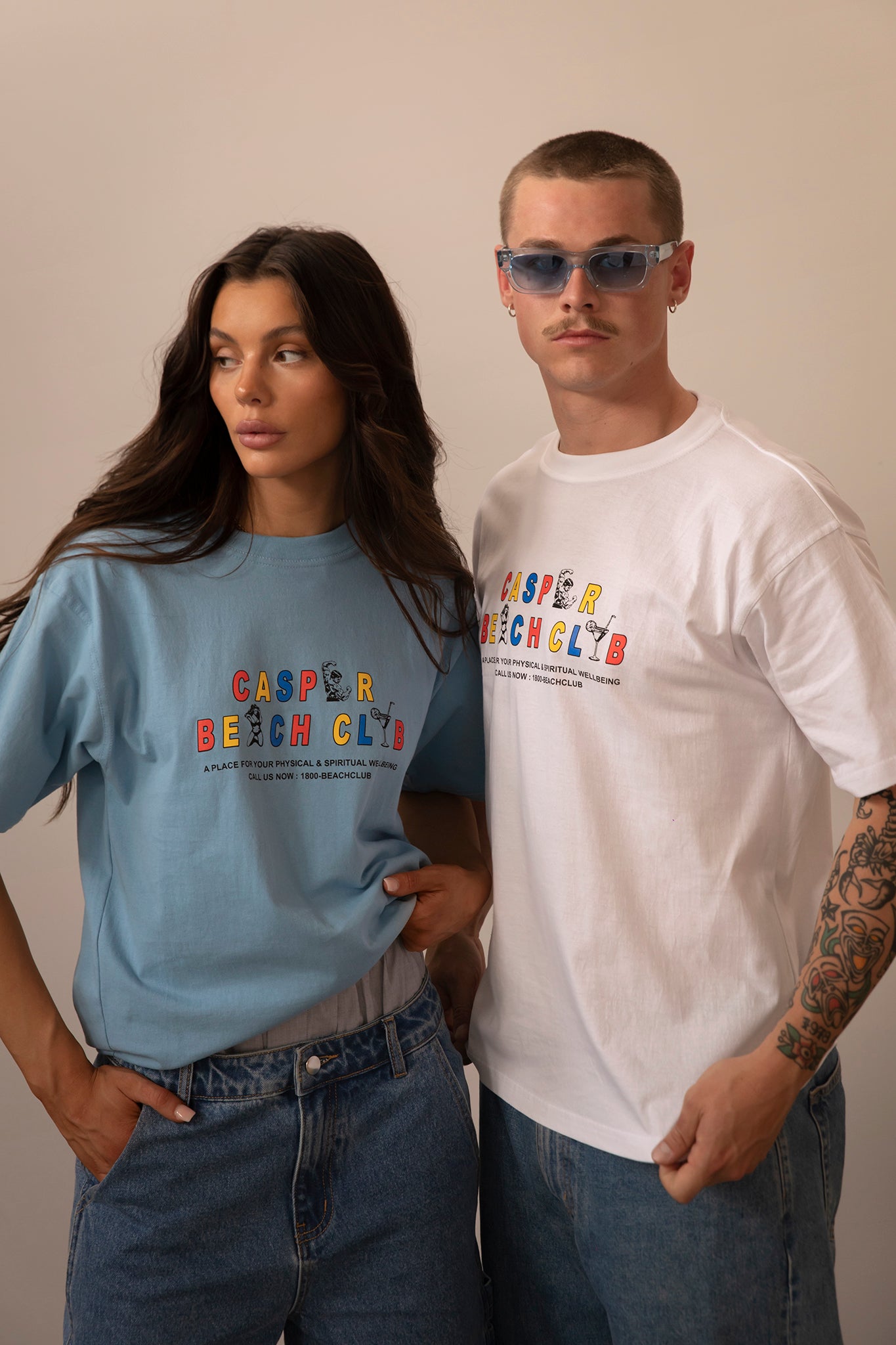 Muscle Beach Tee - White