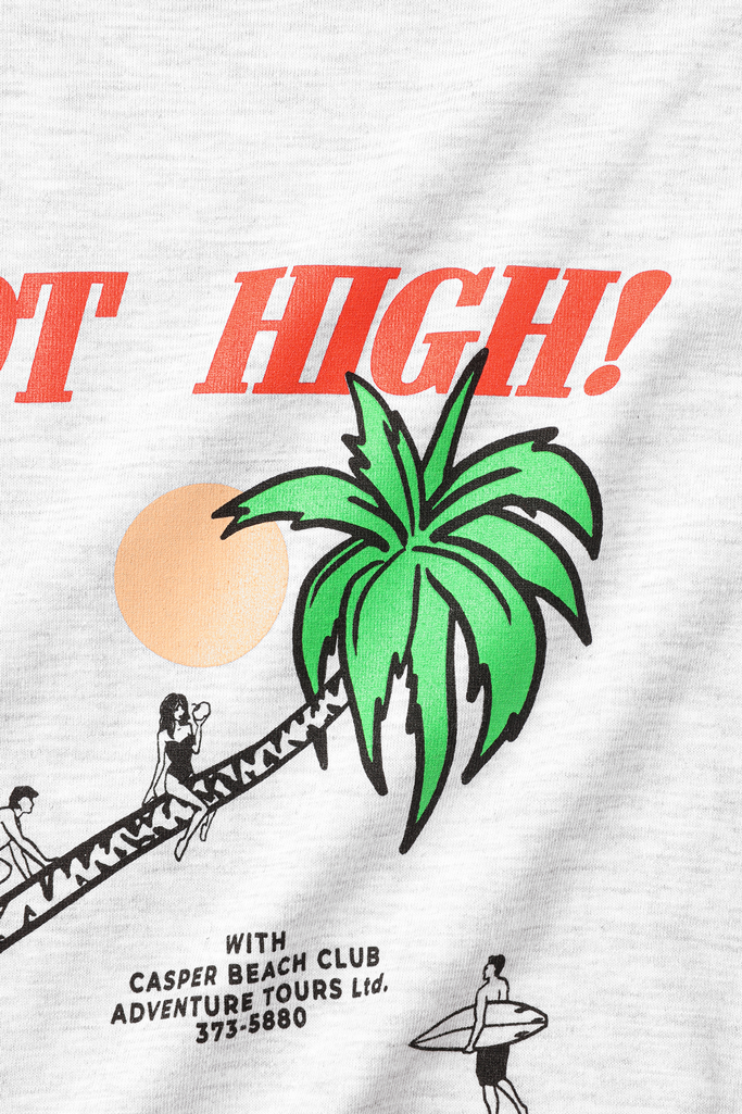 I Got High Tee - Grey Marle