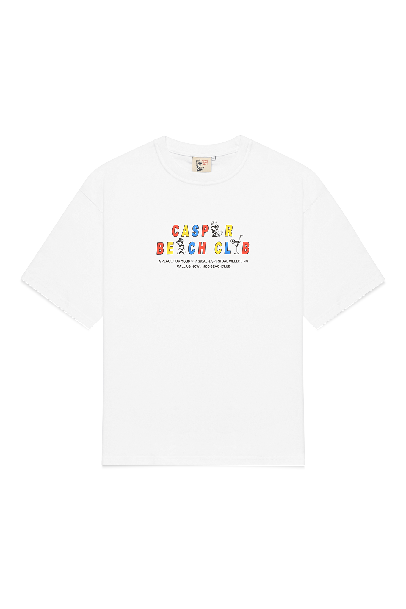 Muscle Beach Tee - White