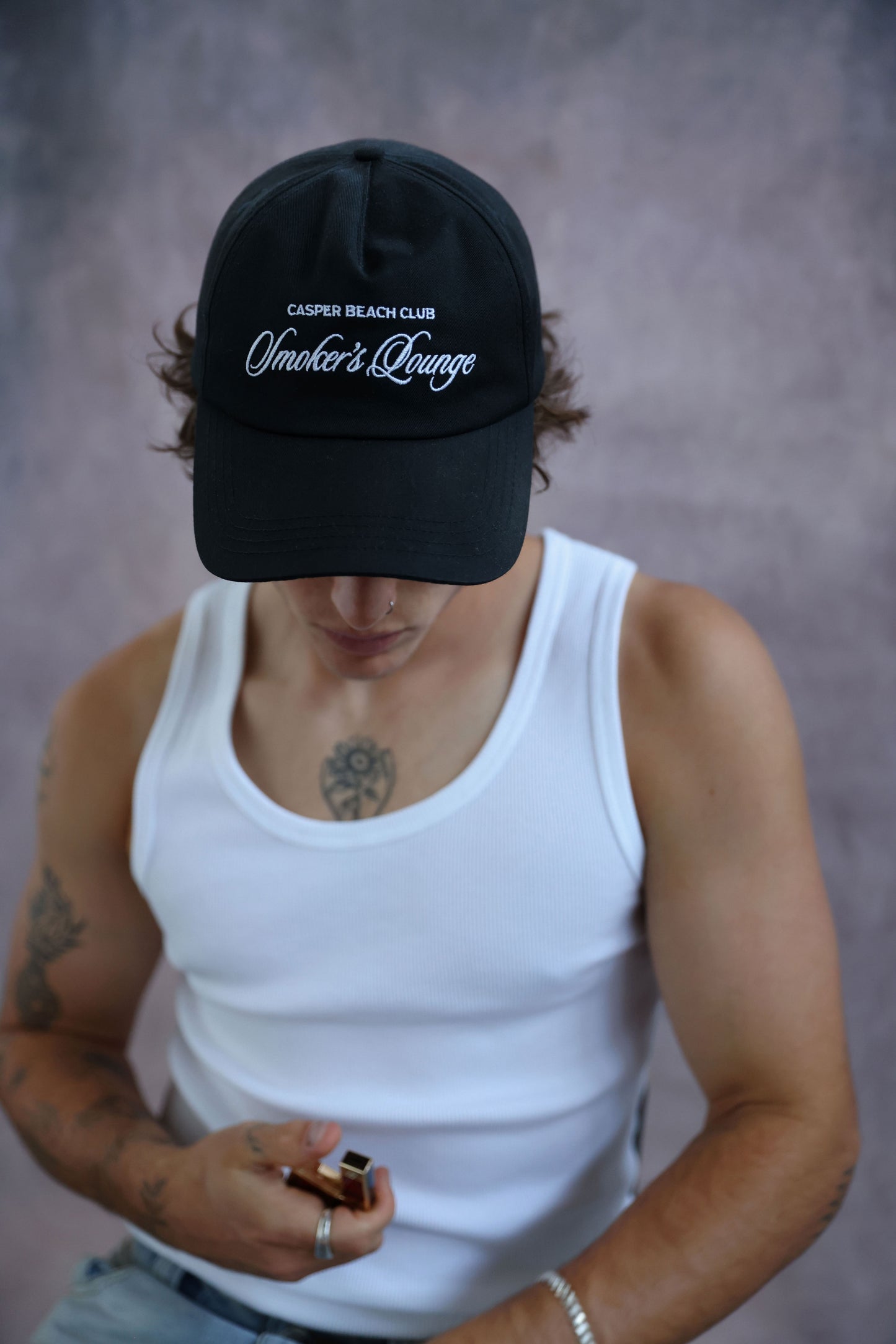 Smoker's Lounge Cap - Black