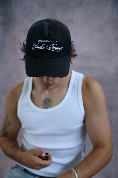 Smoker's Lounge Cap - Black