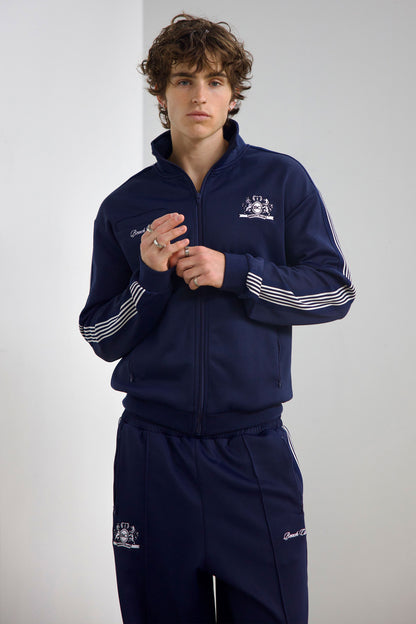 Signature Track Jacket - Navy