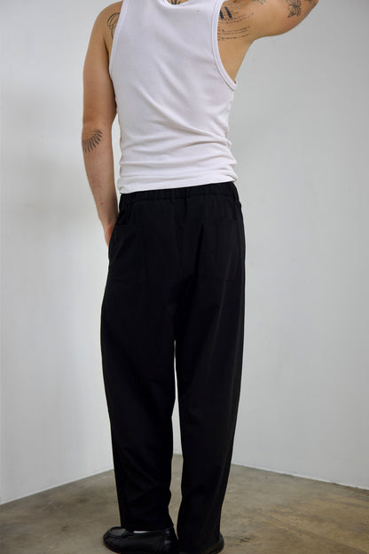 Pleated Pant - Black