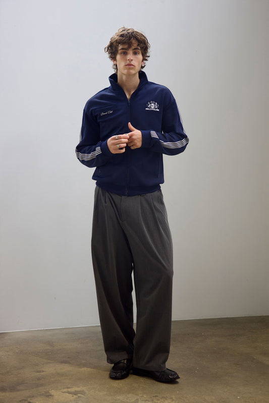 Signature Track Jacket - Navy