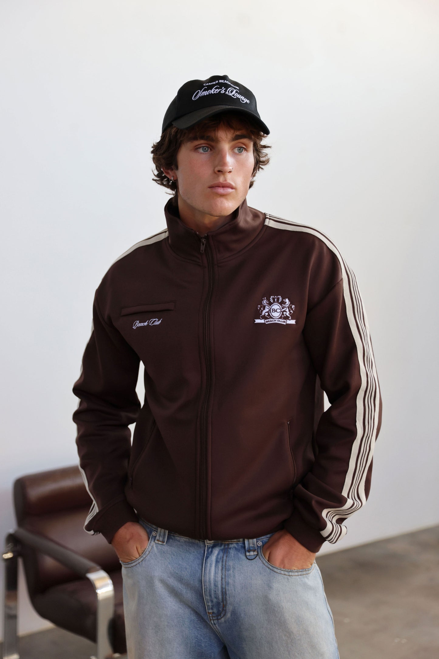 Signature Track Jacket - Tobacco