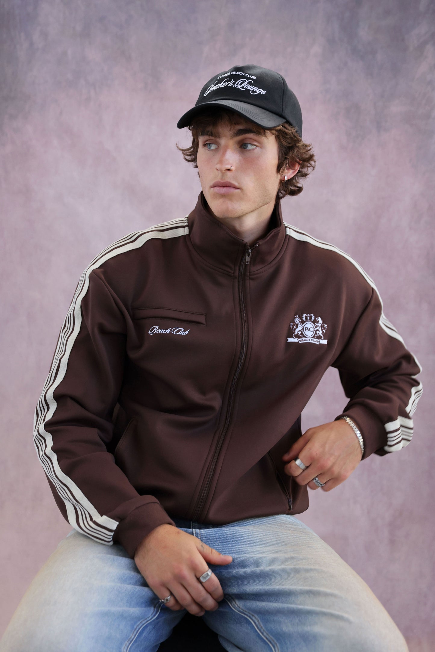 Signature Track Jacket - Tobacco
