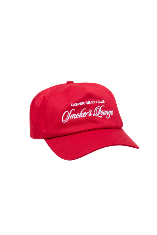 Smoker's Lounge Cap - Red