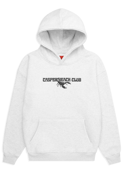 Stinger Hood - White Marle