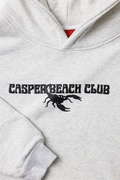 Stinger Hood - White Marle