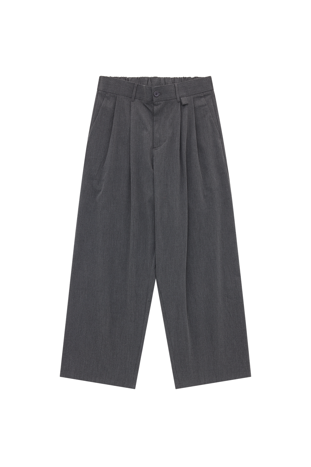 Pleated Pant - Smoke
