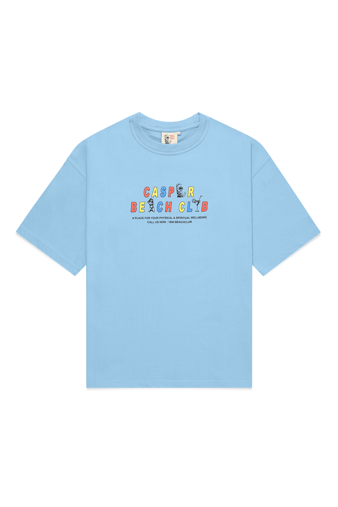 Muscle Beach Tee - Sky Blue